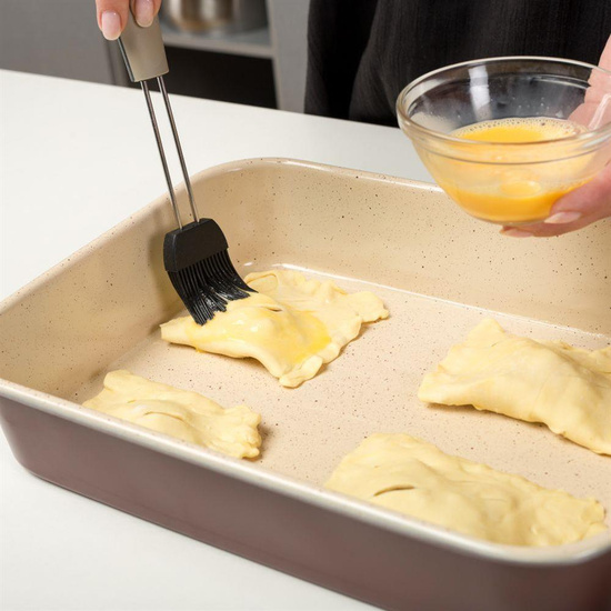 Pędzelek SILIKONOWY kuchenny do smarowania ciasta mięsa naczyń grilla 26 cm